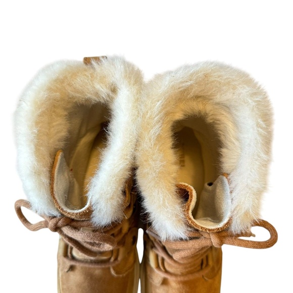 Sorel Womens Camel NL3039-224 Explorer Joan Suede Lace Up Waterproof Boots Sz 8 - Picture 10 of 13